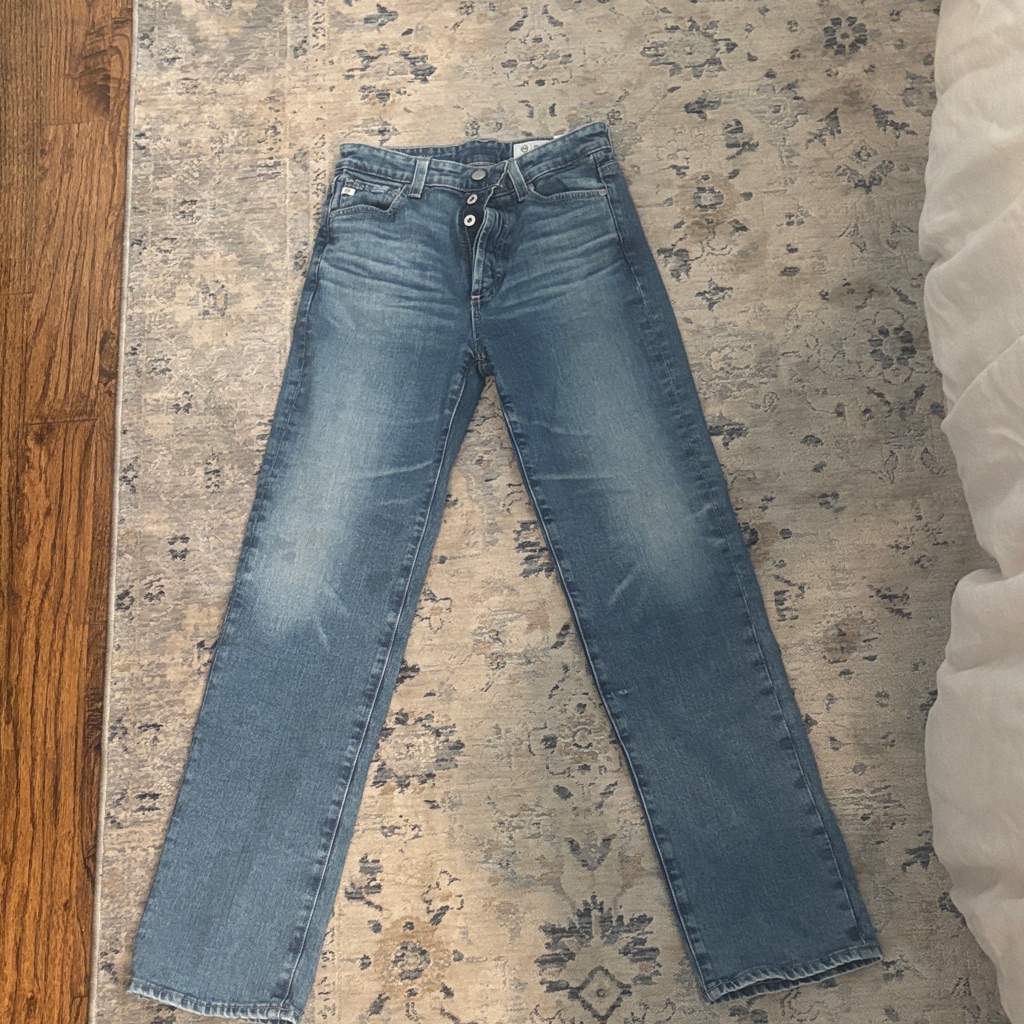 Ag Women’s Alexxis Straight High-Rise Vintage Fit Jean